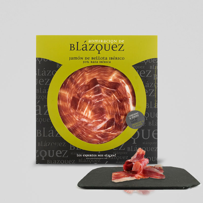 Loncheado a mano Jamon Admiración Blázquez Loncheado de Jamón Ib. Bellota cortado a mano Galería LONCHEADO DE JAMÓN DE BELLOTA IBÉRICO CORTADO A MANO